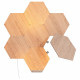 Nanoleaf - Elements - Hexagons Starter kit Birchwood 7 pack Nanoleaf - Elements - Hexagons Starter kit Birchwood 7 pack