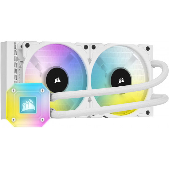 Corsair iCUE H100i ELITE CAPELLIX Liquid CPU Cooler - White Corsair iCUE H100i ELITE CAPELLIX Liquid CPU Cooler - White