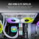 Corsair iCUE H100i ELITE CAPELLIX Liquid CPU Cooler - White Corsair iCUE H100i ELITE CAPELLIX Liquid CPU Cooler - White