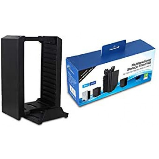 Multifunctional Storage for PS4 Pro/ PS4 Slim/ PS4/ X-one S - Black Multifunctional Storage for PS4 Pro/ PS4 Slim/ PS4/ X-one S - Black