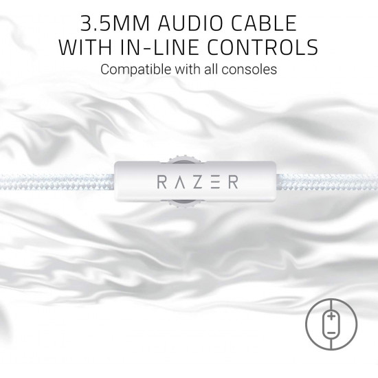 Razer Kraken Wired Gaming Headset - Mercury Edition