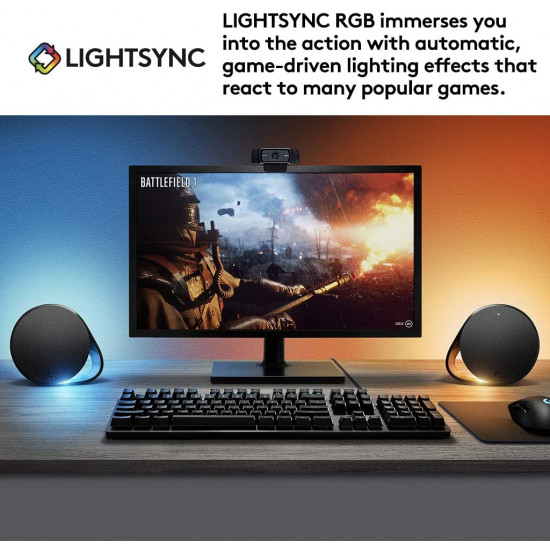 Logitech G560 Lightsync PC gaming speakers Logitech G560 Lightsync PC gaming speakers