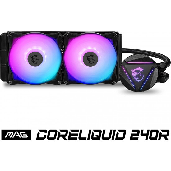 MSI MAG CORELIQUID 240R 2 ARGB fans MSI MAG CORELIQUID 240R 2 ARGB fans