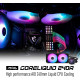 MSI MAG CORELIQUID 240R 2 ARGB fans MSI MAG CORELIQUID 240R 2 ARGB fans