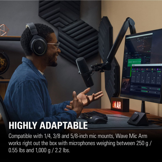 Elgato Wave mic Highrise Arm Elgato Wave mic Highrise Arm