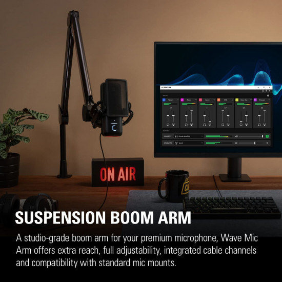 Elgato Wave mic Highrise Arm Elgato Wave mic Highrise Arm