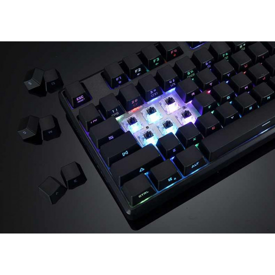MotoSpeed K96 Wired Mechanical RGB Keyboard with Side Laser - Blue Switches