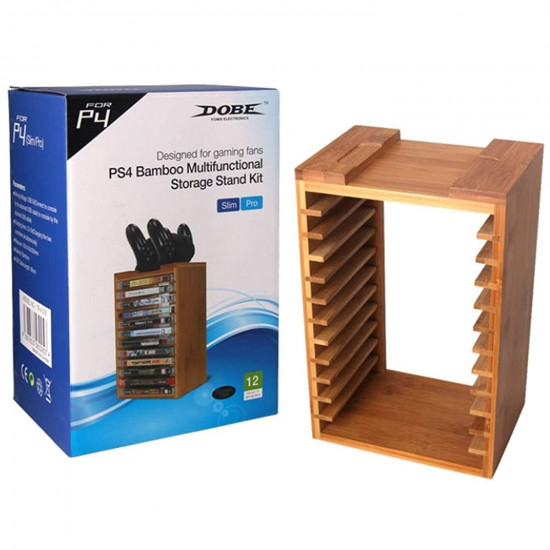 Dobe PS4 Bamboo Multifunctional Storage Kit