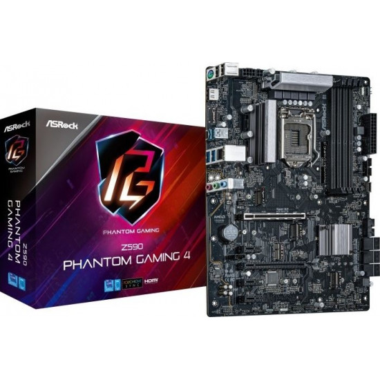 Asrock Z590 Phantom Gaming 4 ATX Motherboard Asrock Z590 Phantom Gaming 4 ATX Motherboard