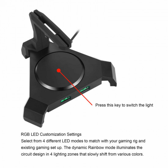 Motospeed Game Mouse Bungee Q20