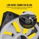Corsair iCUE QL120 RGB 120mm PWM Triple Fan with Lighting Node CORE - Black Corsair iCUE QL120 RGB 120mm PWM Triple Fan with Lighting Node CORE - Black
