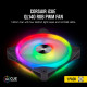 Corsair iCUE QL140 RGB 140mm PWM Fan - Black