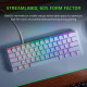 Razer Huntsman Mini Keyboard - Red switch - Mercury Razer Huntsman Mini Keyboard - Red switch - Mercury