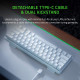 Razer Huntsman Mini Keyboard - Red switch - Mercury Razer Huntsman Mini Keyboard - Red switch - Mercury