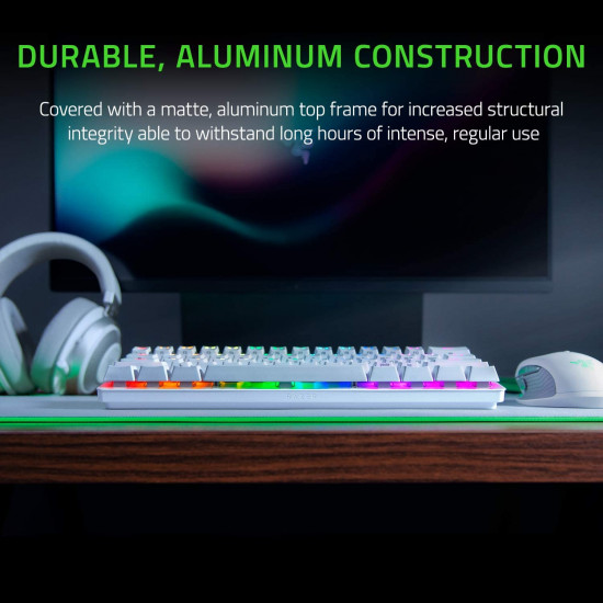 Razer Huntsman Mini Keyboard - Red switch - Mercury Razer Huntsman Mini Keyboard - Red switch - Mercury