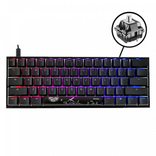 Ducky Mecha One 2 Mini RGB 60% - Cherry Speed Silver Ducky Mecha One 2 Mini RGB 60% - Cherry Speed Silver