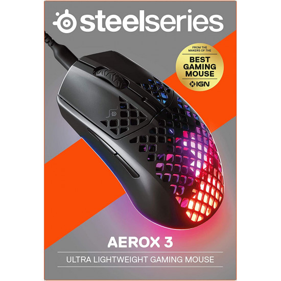 Steelseries Aerox 3 Wired - Black